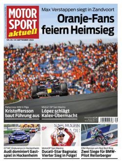 MOTORSPORT aktuell – 07 September 2022