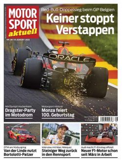 MOTORSPORT aktuell – 31 August 2022