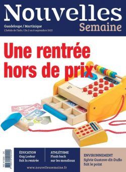 Nouvelles Semaine – 01 septembre 2022