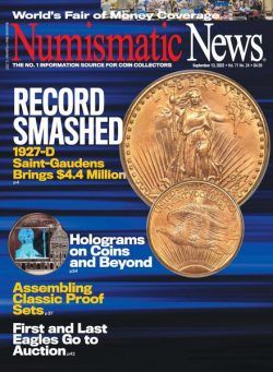 Numismatic News – September 13 2022