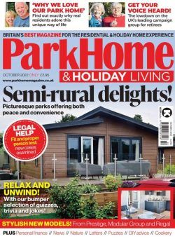 Park Home & Holiday Living – October 2022