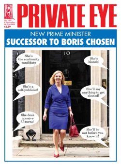 Private Eye Magazine – Issue 1581 – 9 September 2022