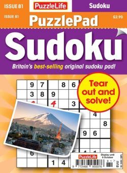 PuzzleLife PuzzlePad Sudoku – 08 September 2022