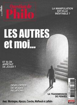 Question de philo – septembre 2022