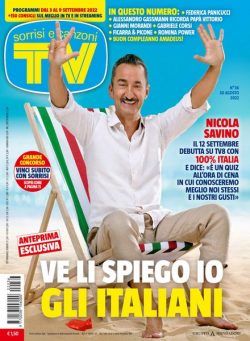 TV Sorrisi e Canzoni – 30 Agosto 2022