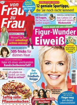 von Frau zu Frau – 31 August 2022