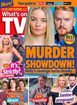 What’s on TV – 17 September 2022