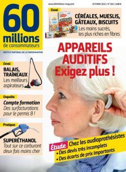 60 Millions de Consommateurs – Octobre 2022