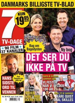 7 TV-Dage – 26 september 2022