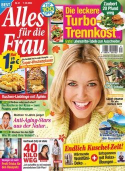 Alles fur die Frau – 07 Oktober 2022