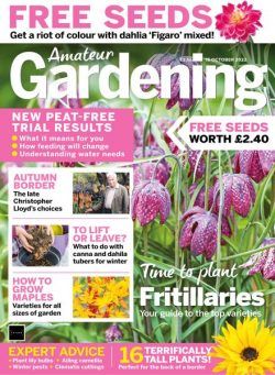 Amateur Gardening – 15 October 2022