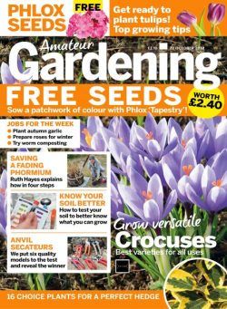 Amateur Gardening – 22 October 2022