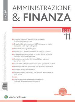 Amministrazione & Finanza – Novembre 2022