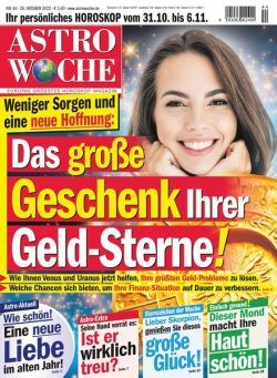 Astrowoche – 26 Oktober 2022