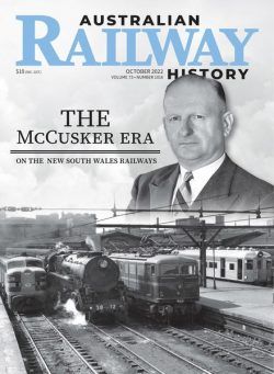 Australian Railway History – Issue 1016 – October 2022