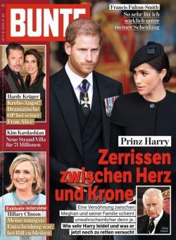 BUNTE – 29 September 2022