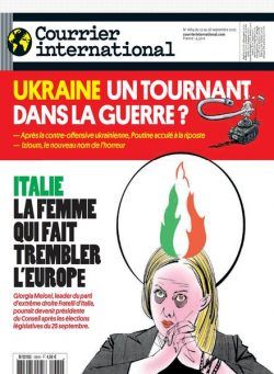 Courrier International – 22 Septembre 2022