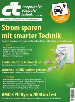 c’t magazin – 07 Oktober 2022