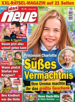 Das Neue – 01 Oktober 2022