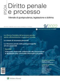 Diritto Penale e Processo – Settembre 2022