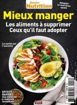 Dossier Nutrition – octobre 2022