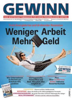 Gewinn – Oktober 2022