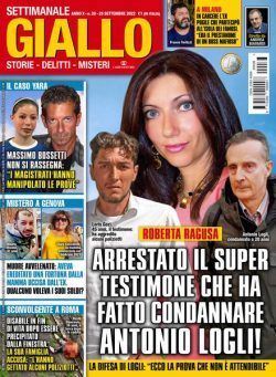 Giallo – 28 Settembre 2022