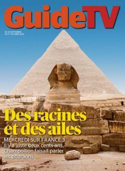 Guide TV – 25 Septembre 2022