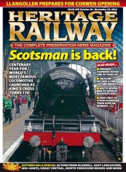 Heritage Railway – October 25 2022