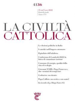 La Civilta Cattolica – 15 Ottobre 2022