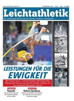 Leichtathletik – 20 September 2022