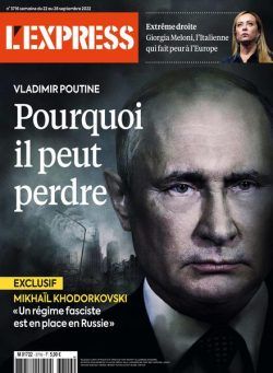 L’Express – 22 septembre 2022