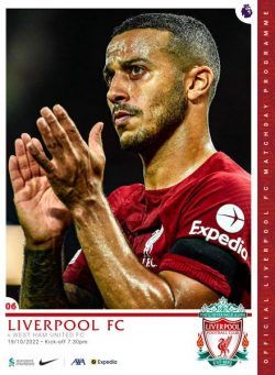 Liverpool FC Programmes – vs West Ham United – 19 October 2022