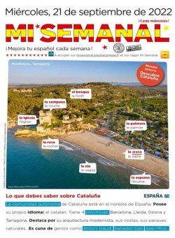 Mi Semanal – 22 septiembre 2022