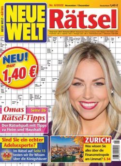 Neue Welt Ratsel – 19 Oktober 2022