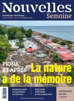 Nouvelles Semaine – 22 septembre 2022