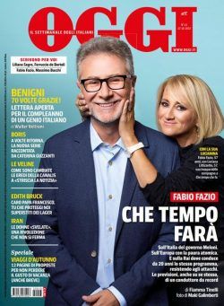 Oggi – 27 ottobre 2022