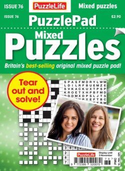 PuzzleLife PuzzlePad Puzzles – 06 October 2022