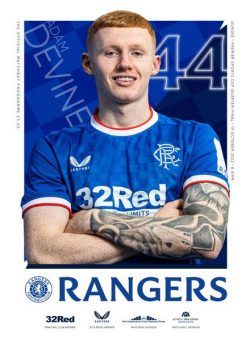 Rangers Football Club Matchday Programme – Rangers vs Dundee – 19 October 2022