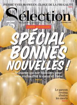 Selection du Reader’s Digest Canada – novembre 2022