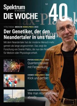 Spektrum – Die Woche – 06 Oktober 2022