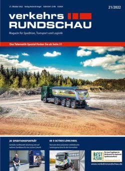 VerkehrsRundschau – 13 Oktober 2022