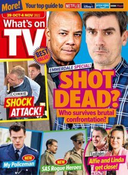 What’s on TV – 29 October 2022