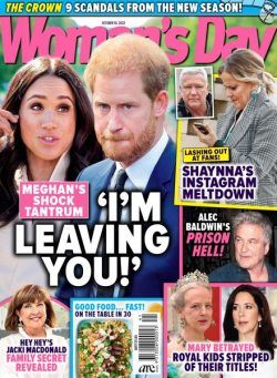 Woman’s Day Australia – October 10 2022