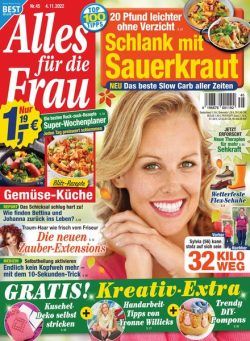 Alles fur die Frau – 04 November 2022