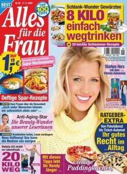 Alles fur die Frau – 11 November 2022