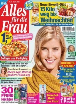 Alles fur die Frau – 26 Oktober 2022