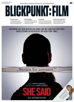 Blickpunkt Film – 31 Oktober 2022