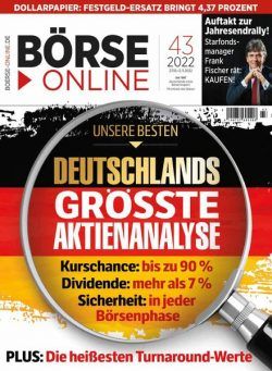 Borse Online – 27 Oktober 2022