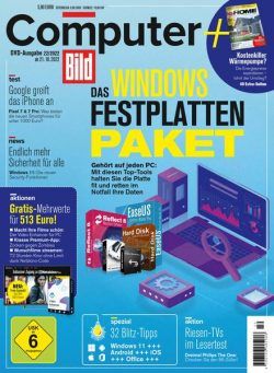 COMPUTER BILD mit DVD – 21 Oktober 2022